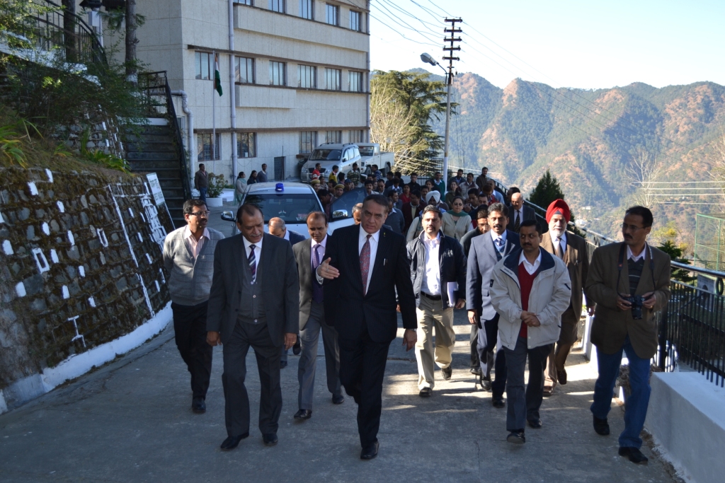  DG Dr. VK Bahuguna, Director General, visit ICFRE to HFRI, Shimla on 05.12.11