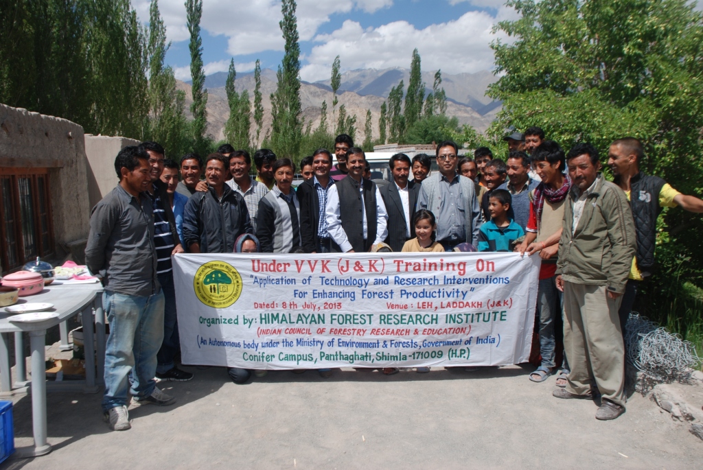Training programme at Leh (J&K)
